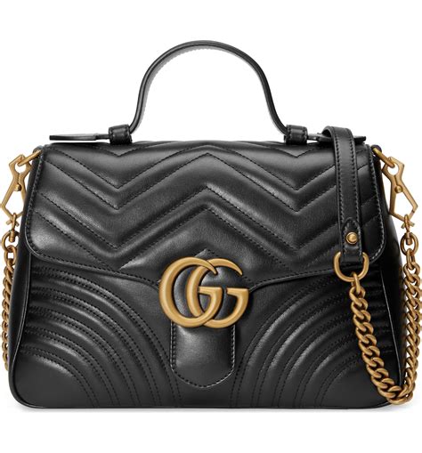 gucci top handle bag small|gucci marmont top handle bag.